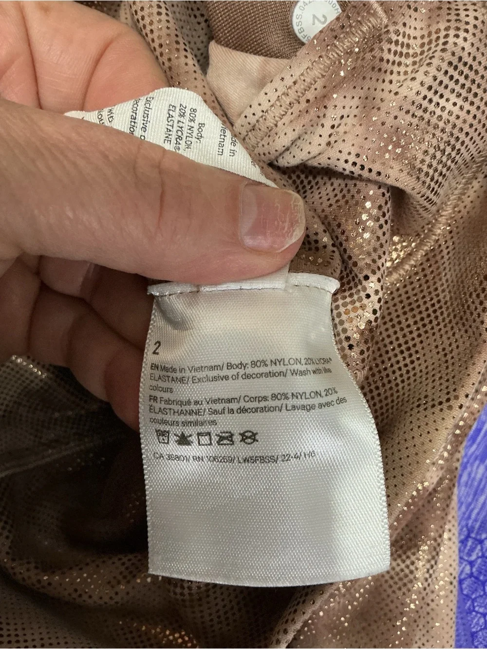 Lululemon Wunder Train 25’ High-Rise Foil Tie Dye Leggings Gold Shimmer Yoga